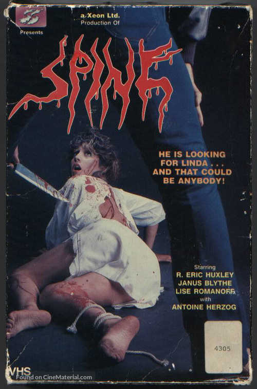 Spine - VHS movie cover