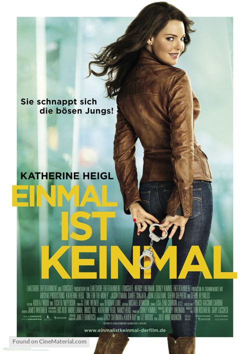 One for the Money - German Movie Poster