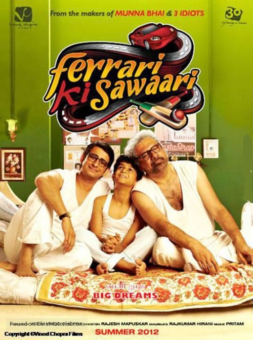 Ferrari Ki Sawaari - Indian Movie Poster