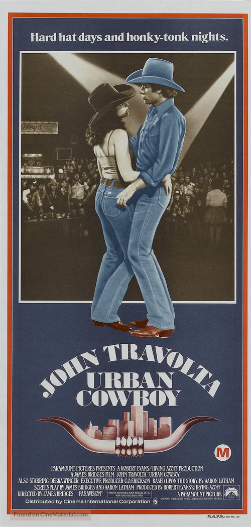 Urban Cowboy - Australian Movie Poster