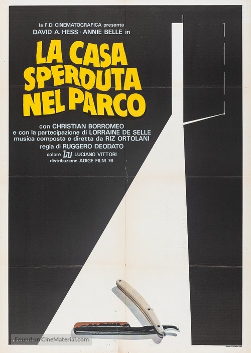 La casa sperduta nel parco - Italian Movie Poster