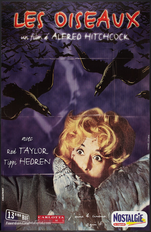 The Birds - French Re-release movie poster