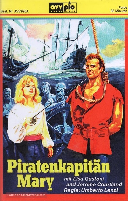 Le avventure di Mary Read - German DVD movie cover