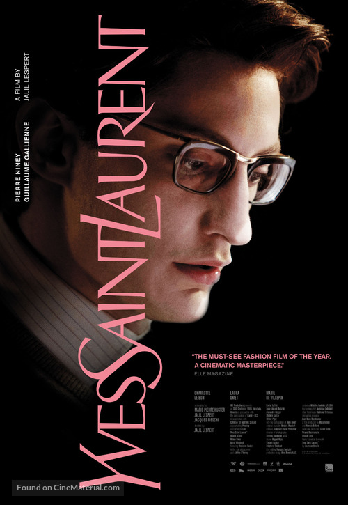 Yves Saint Laurent - Australian Movie Poster