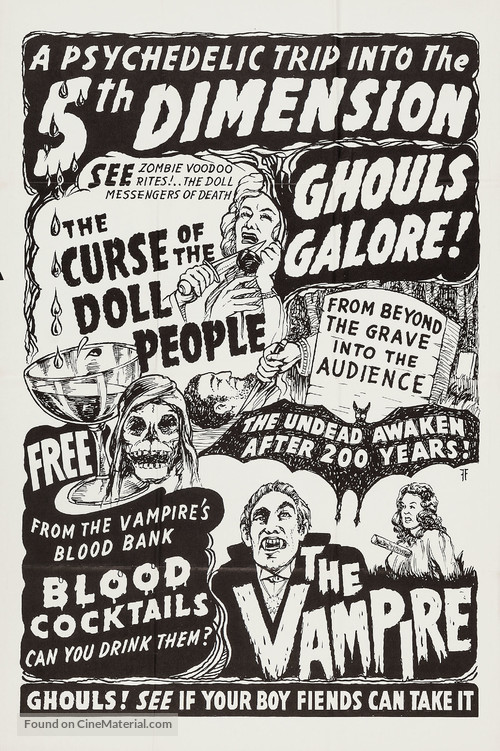 El Vampiro - Combo movie poster