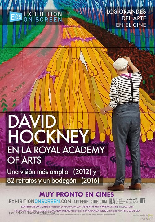 Exhibition on Screen: David Hockney at the Royal Academy of Arts - Spanish Movie Poster