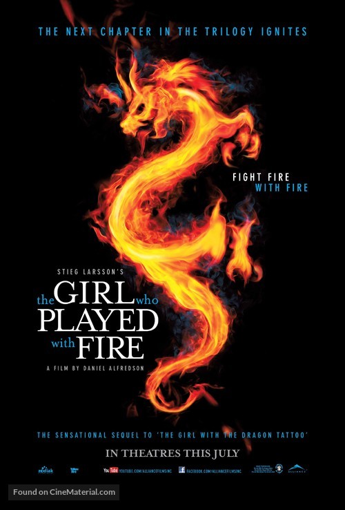 Flickan som lekte med elden - Movie Poster
