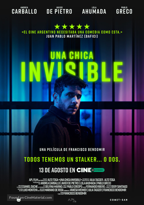 Una Chica Invisible - Argentinian Movie Poster