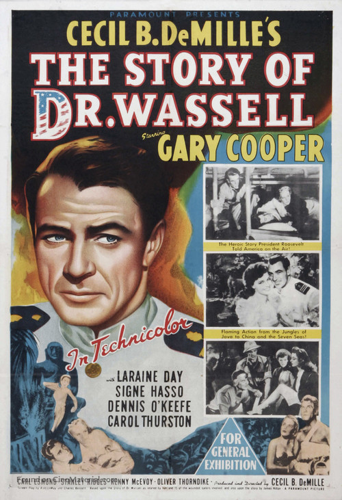 The Story of Dr. Wassell - Australian Movie Poster