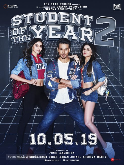 Student of the Year 2 - Indian Movie Poster