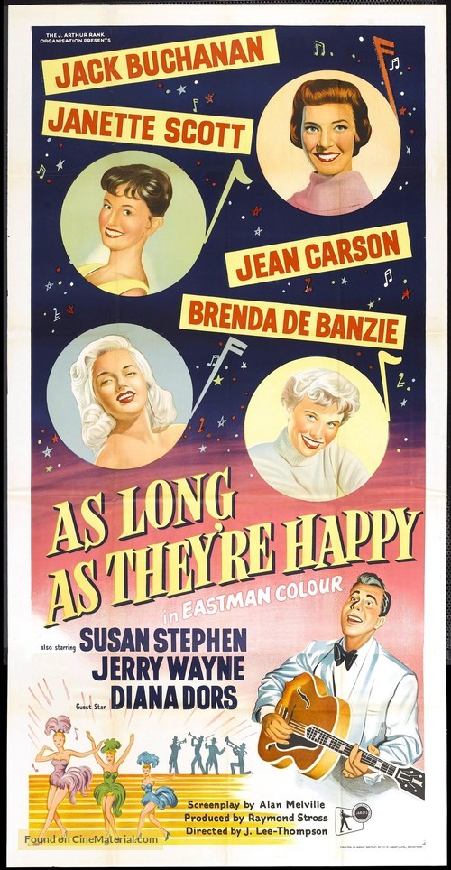 As Long as They&#039;re Happy - British Movie Poster