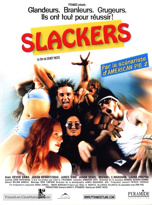 Slackers - French Movie Poster