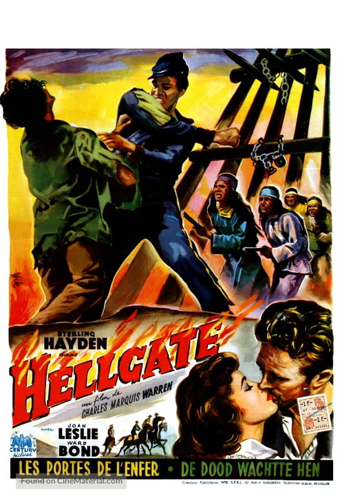 Hellgate - Belgian Movie Poster