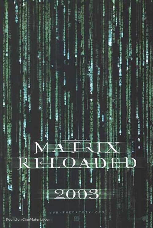 The Matrix Reloaded - Movie Poster