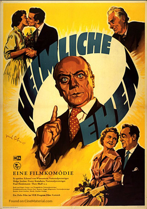 Heimliche Ehen - German Movie Poster