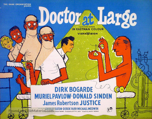 Doctor at Large - British Movie Poster