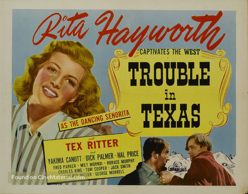 Trouble in Texas - Re-release movie poster