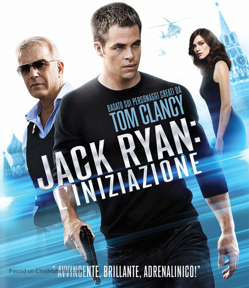 Jack Ryan: Shadow Recruit - Italian Blu-Ray movie cover