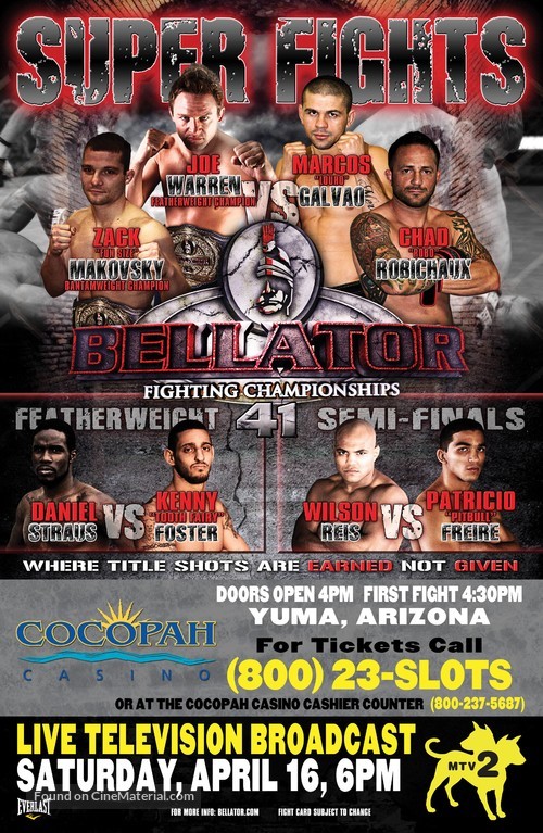 &quot;Bellator Fighting Championships&quot; - Movie Poster