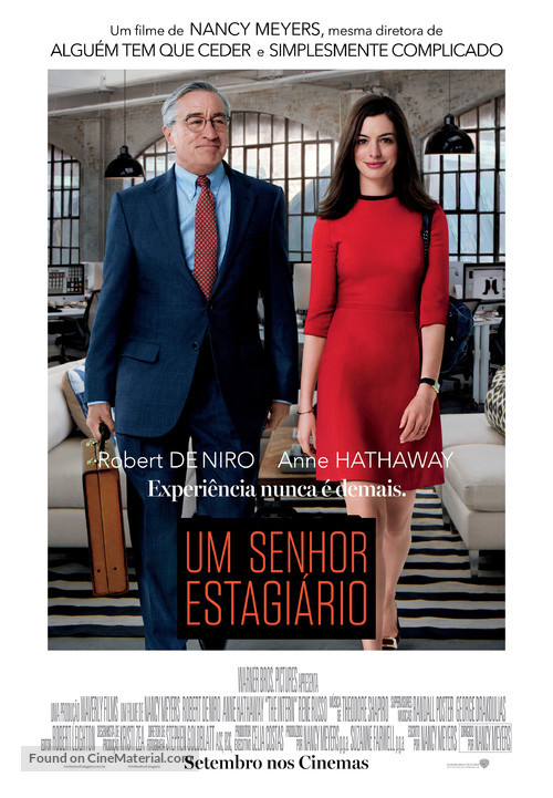 The Intern - Brazilian Movie Poster