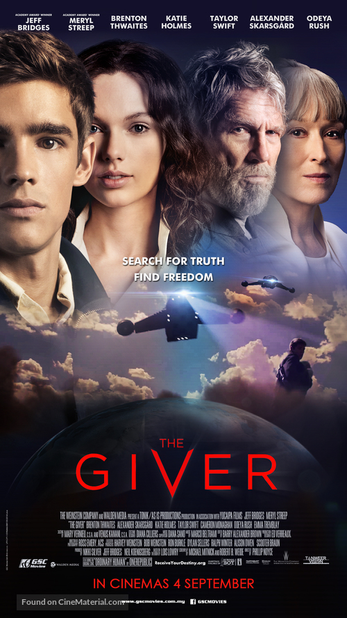 The Giver - Malaysian Movie Poster