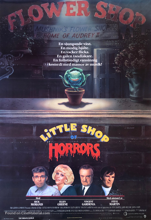 Little Shop of Horrors - Swedish Movie Poster