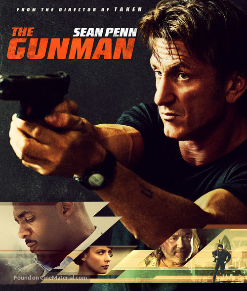 The Gunman - Blu-Ray movie cover