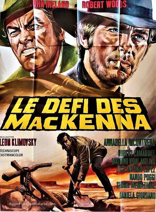 La sfida dei MacKenna - French Movie Poster