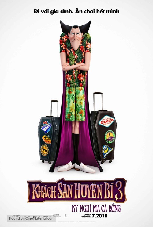 Hotel Transylvania 3: Summer Vacation - Vietnamese Movie Poster
