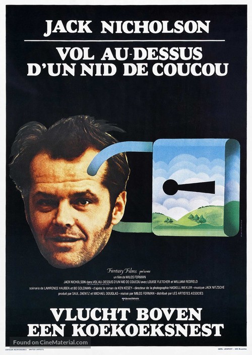 One Flew Over the Cuckoo&#039;s Nest - Belgian Movie Poster