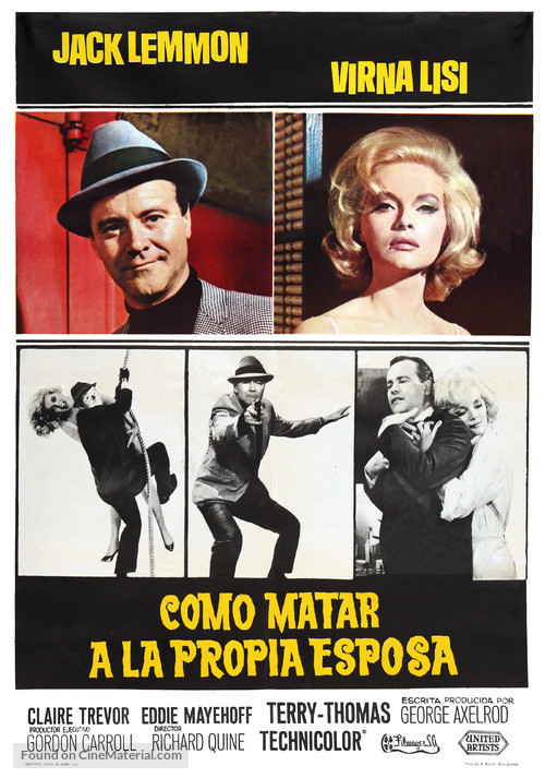How to Murder Your Wife - Spanish Movie Poster