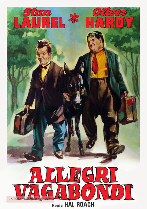 Way Out West - Italian Movie Poster