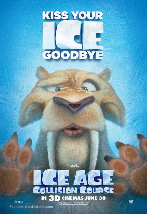 Ice Age: Collision Course - Singaporean Movie Poster