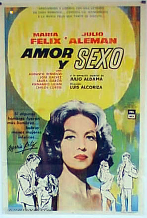 Amor y sexo (Safo 1963) - Mexican Movie Poster