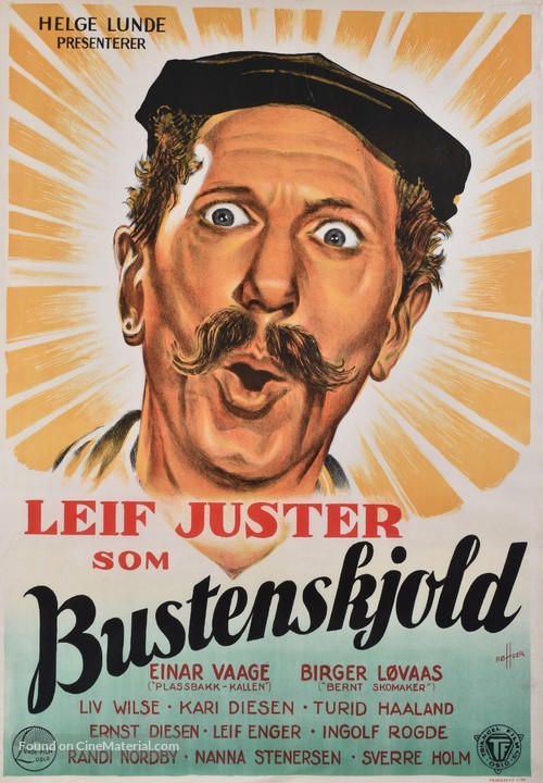 Bustenskjold - Norwegian Movie Poster