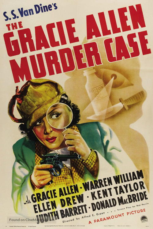 The Gracie Allen Murder Case - Movie Poster