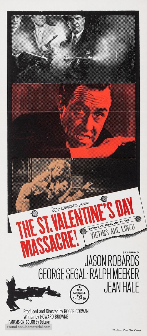 The St. Valentine&#039;s Day Massacre - Australian Movie Poster