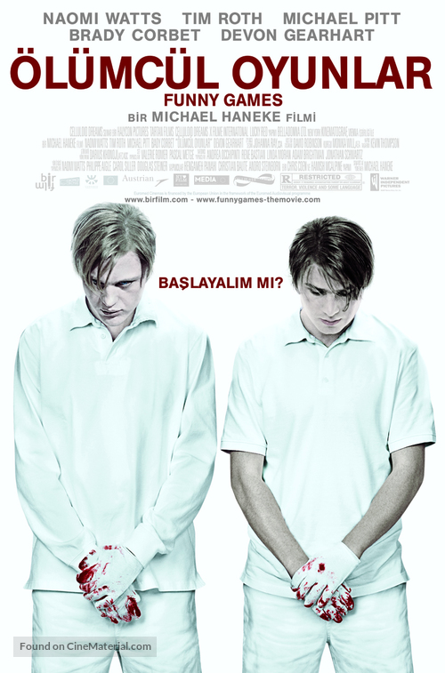 Funny Games U.S. - Turkish Movie Poster