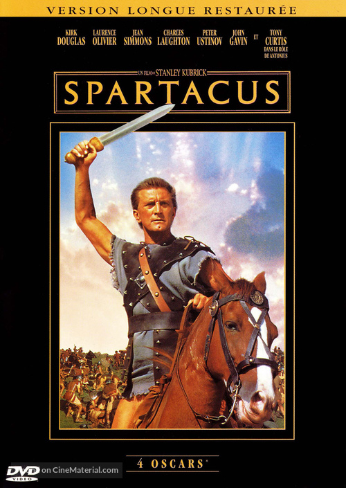 Spartacus - French DVD movie cover