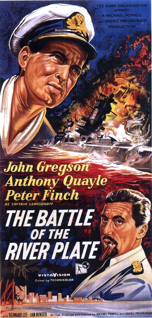 The Battle of the River Plate - British Movie Poster