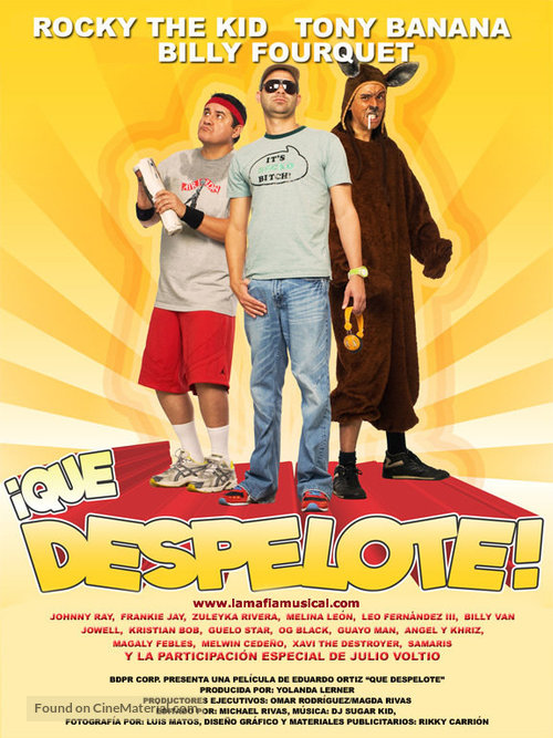 Qu&eacute; Despelote! La pel&iacute;cula - Puerto Rican Movie Poster