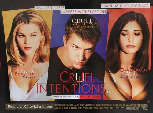 Cruel Intentions - British Movie Poster