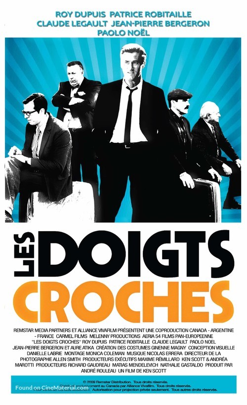 Les doigts croches - Canadian Movie Poster