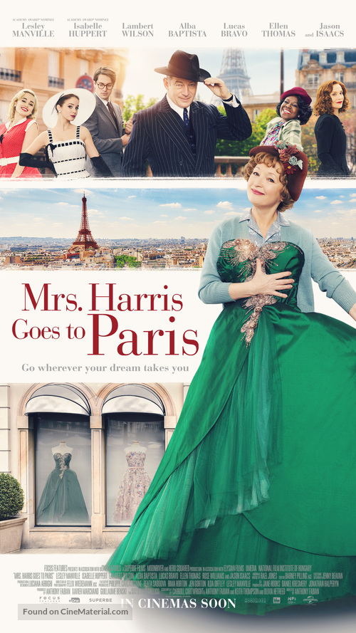 Mrs. Harris Goes to Paris - Norwegian Movie Poster