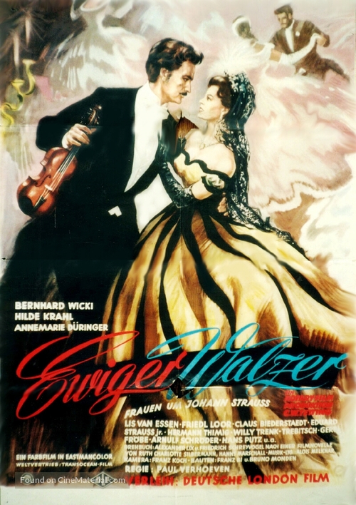 Ewiger Walzer - German Movie Poster