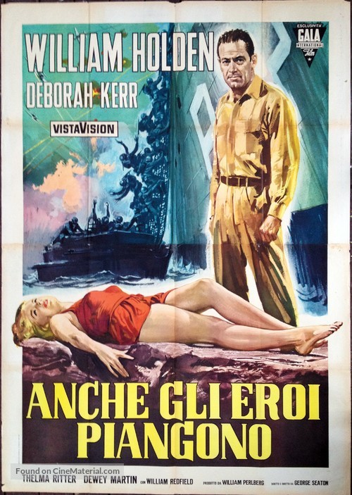 The Proud and Profane - Italian Movie Poster