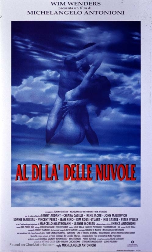 Al di l&agrave; delle nuvole - Italian Movie Poster
