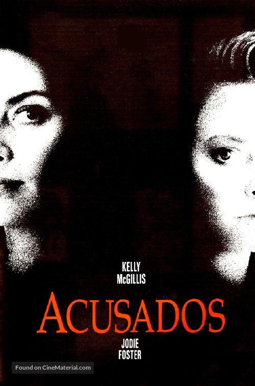 The Accused - Spanish VHS movie cover