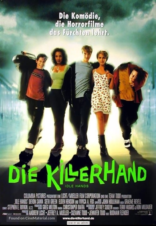 Idle Hands - German Movie Poster