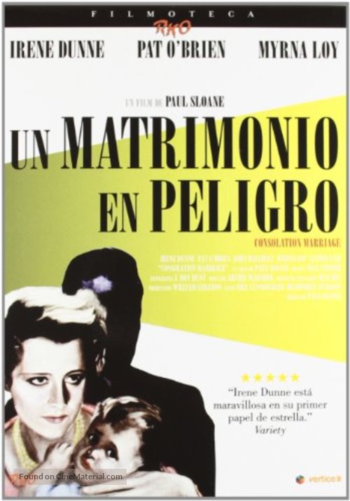 Consolation Marriage - Spanish DVD movie cover